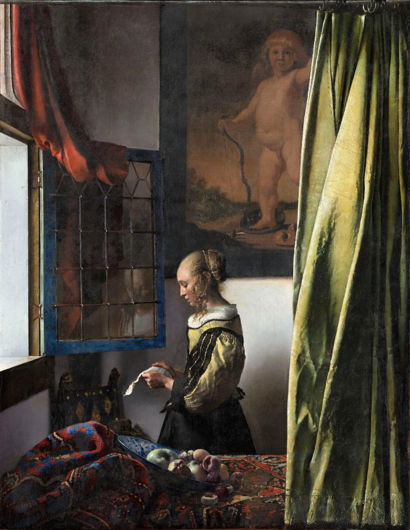 De Lezende Vrouw bij het Raam - Johannes Vermeer