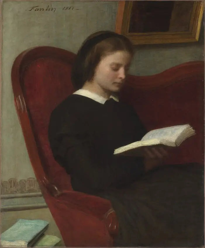 De Leesvrouw - Henri Fantin-Latour

Source:
La Liseuse - Henri Fantin-Latour