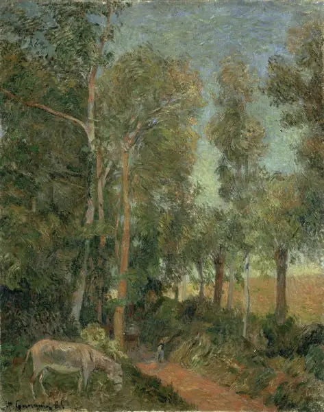 De rand van het bos (III) - Paul Gauguin