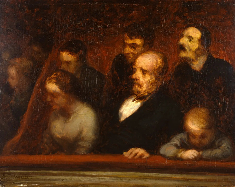 De Loge (In de loges van het theater) - Honoré Daumier