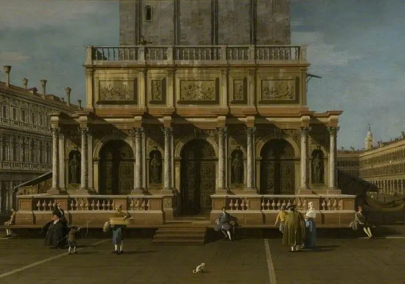 La Loggetta, Venetië - Canaletto