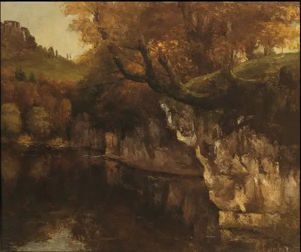 De Loue bij Scey-en-Varais - Gustave Courbet
