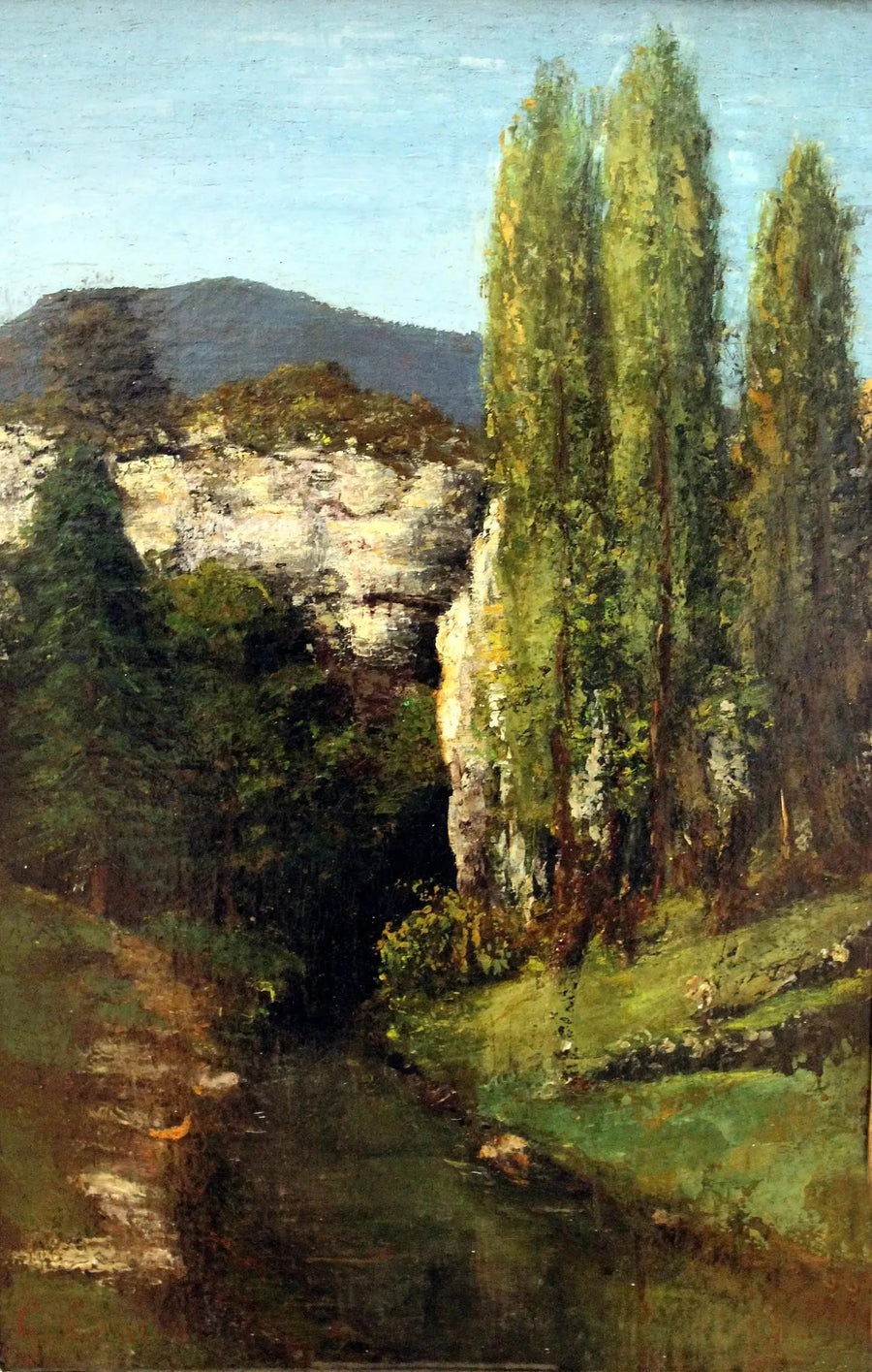 De Loue in de Jura-bergen - Gustave Courbet