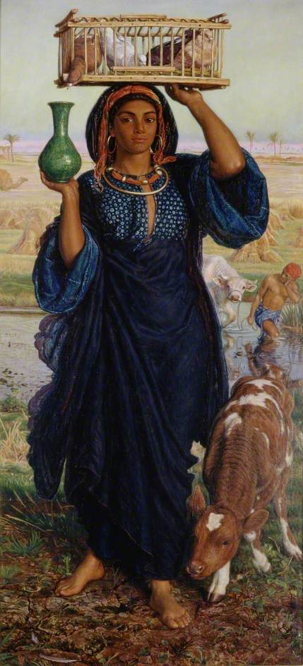 De gloed van vuurwerk in Egypte - William Holman Hunt