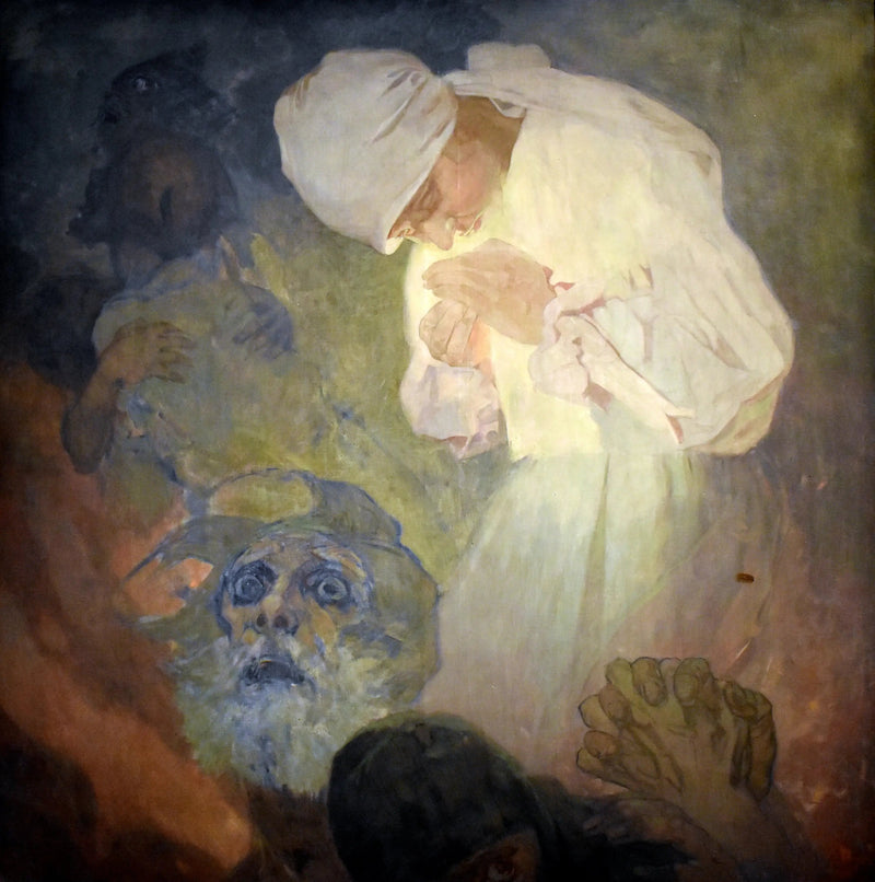 Het Licht van de Hoop - Alphonse Mucha