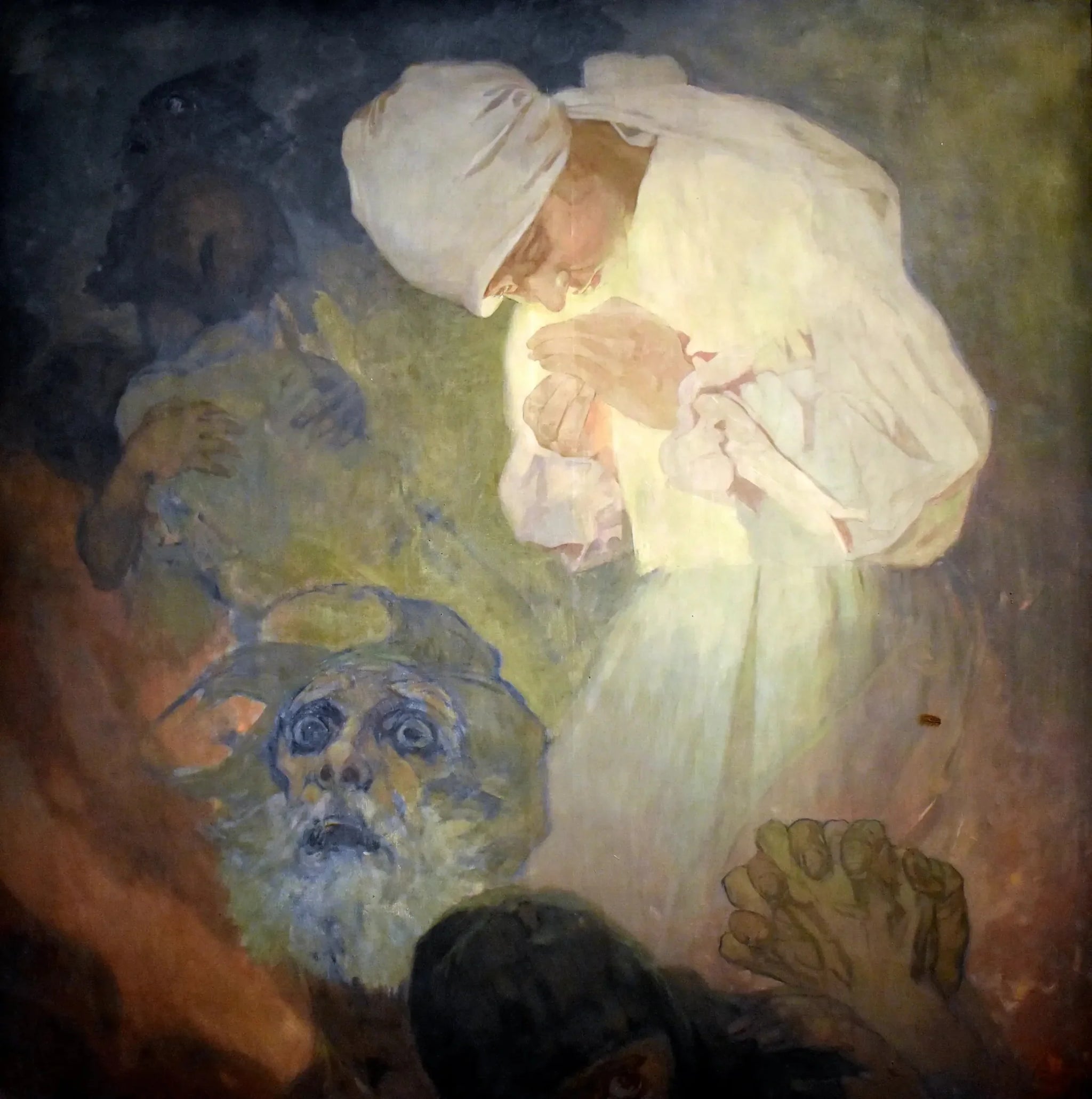 La Lumière de l'Espoir - Alphonse Mucha image 1 reproduction artisanale de tableau