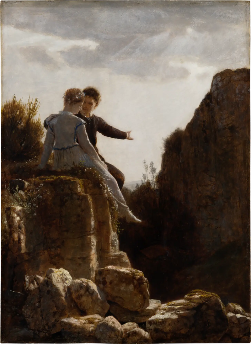 De huwelijksreis - Arnold Böcklin

Source:
La lune de miel - Arnold Böcklin