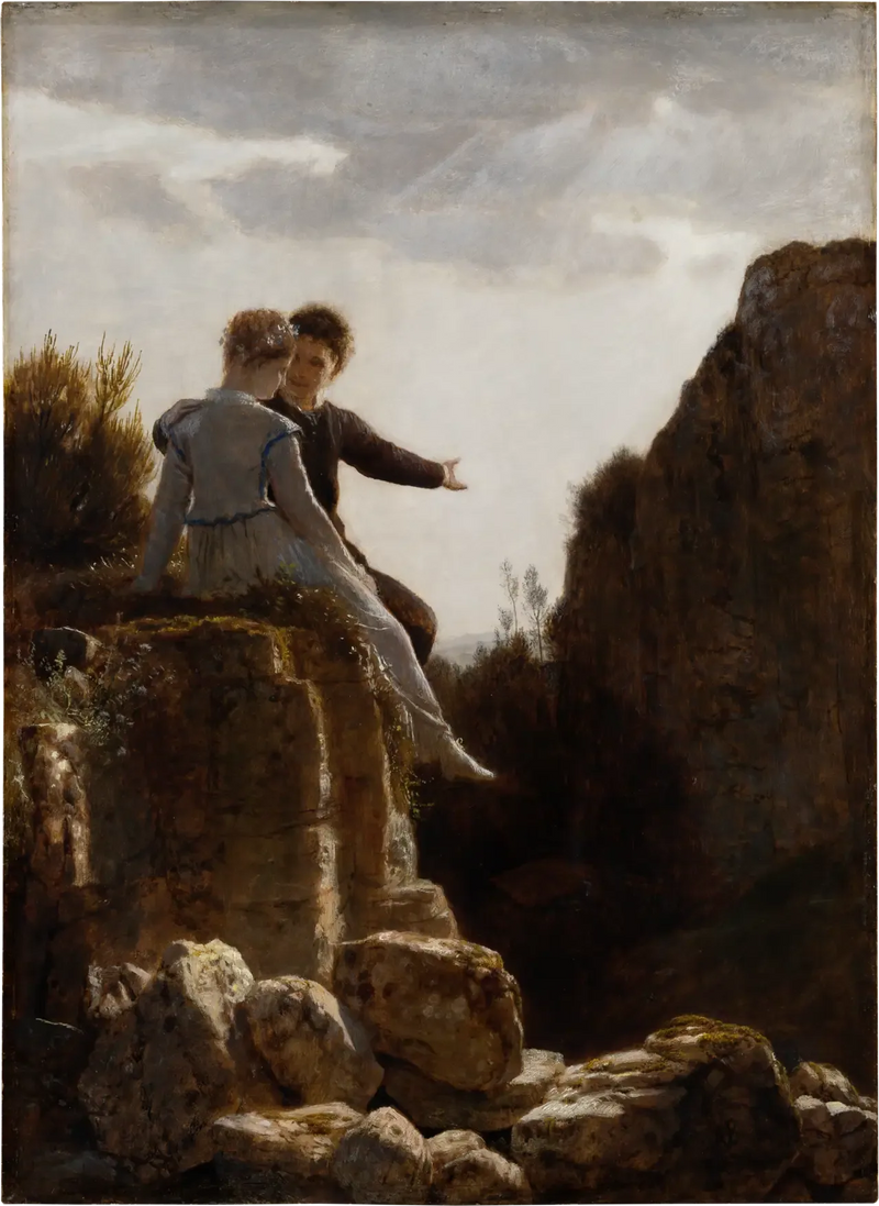 De huwelijksreis - Arnold Böcklin

Source:
La lune de miel - Arnold Böcklin