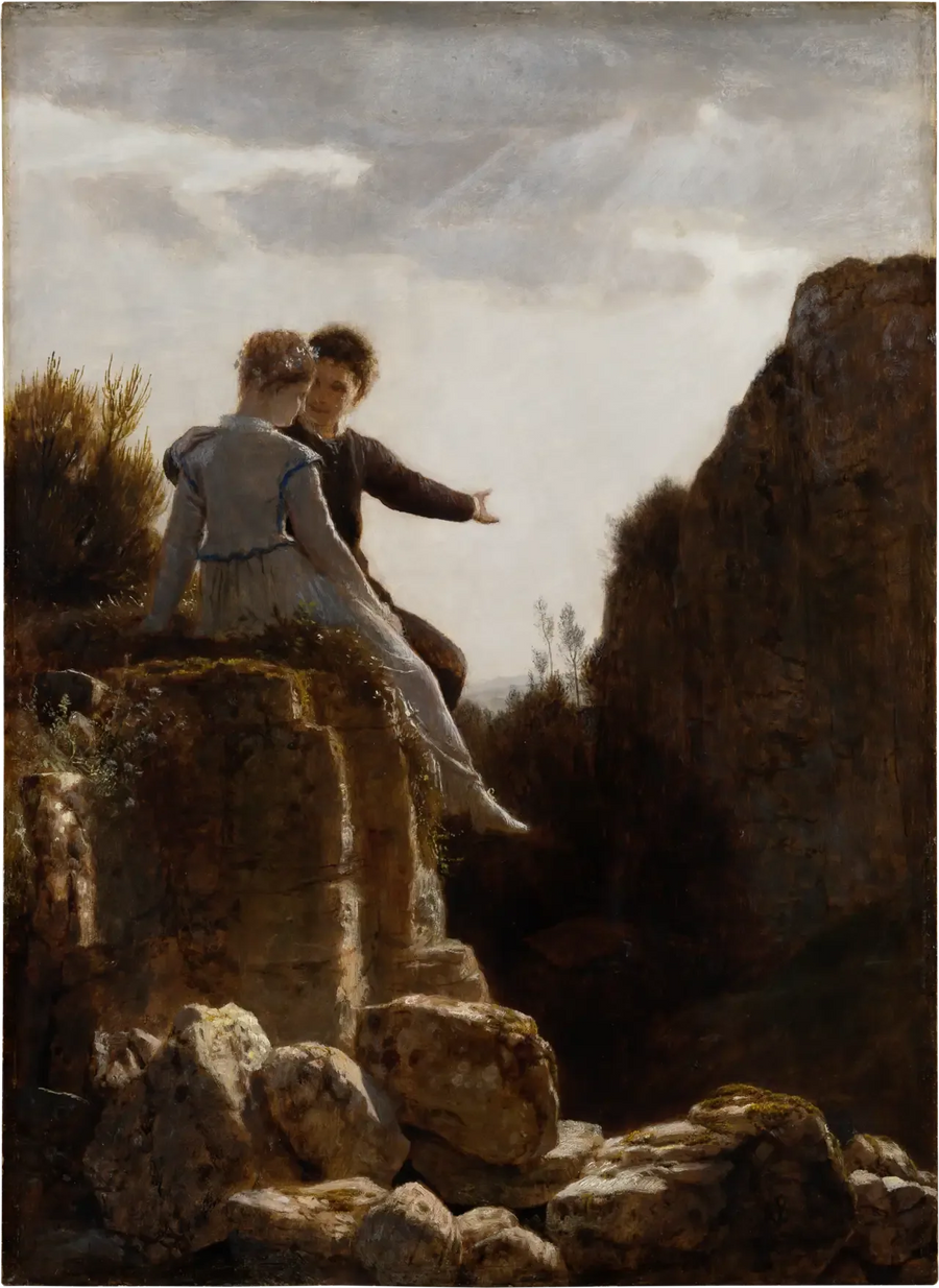 De huwelijksreis - Arnold Böcklin

Source:
La lune de miel - Arnold Böcklin