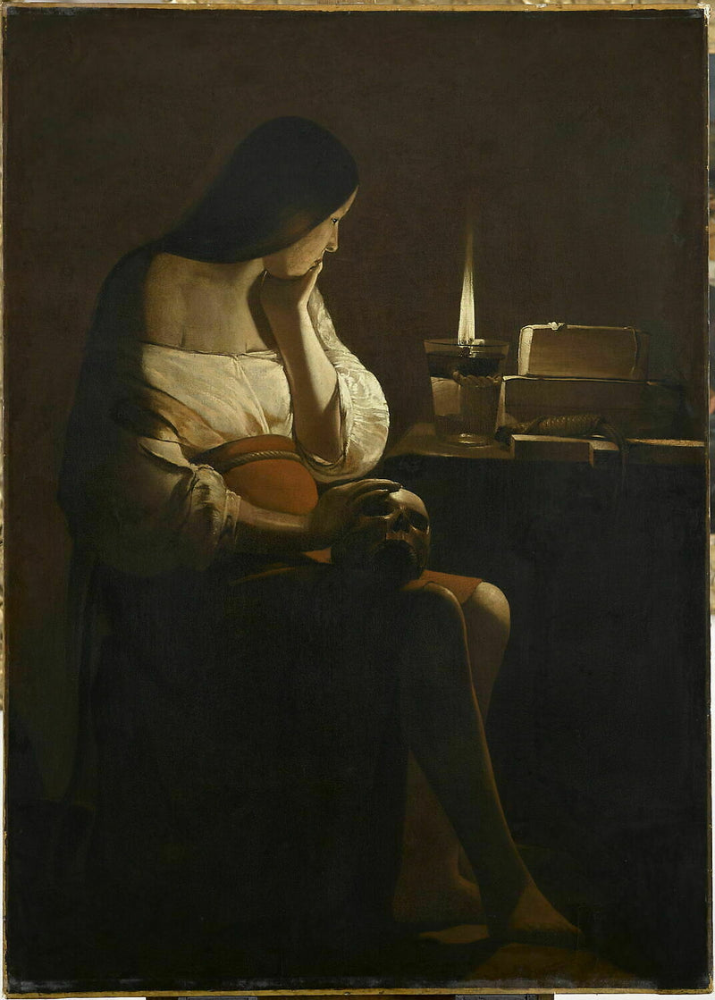 De Madeleine met nachtlampje - Georges de La Tour