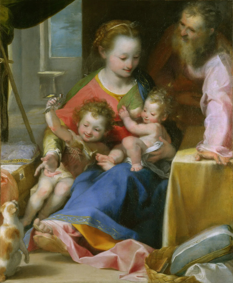 De Madonna met kat (Baroccio) - Federico Barroci