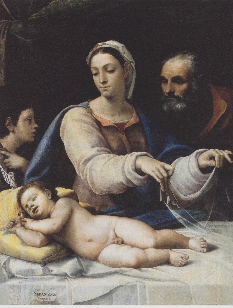 De Maagd met sluier - Sebastiano del Piombo