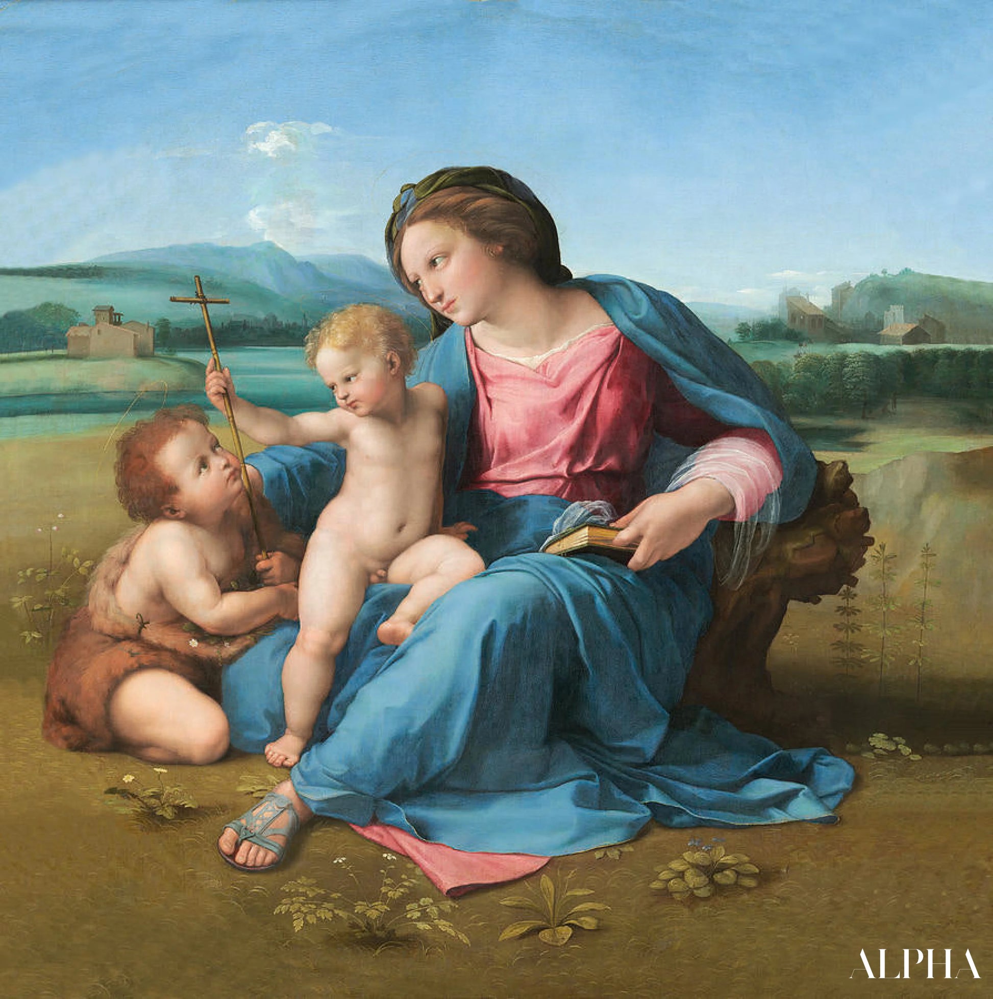 De Madonna van Alba - Raphael (schilder) - Reproducties van schilderijen en hoogwaardige schilderijen