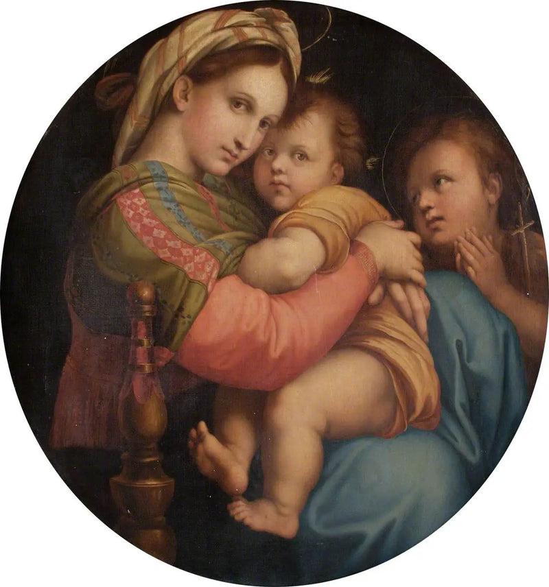 De Madonna van de stoel - Raphael Sanzio