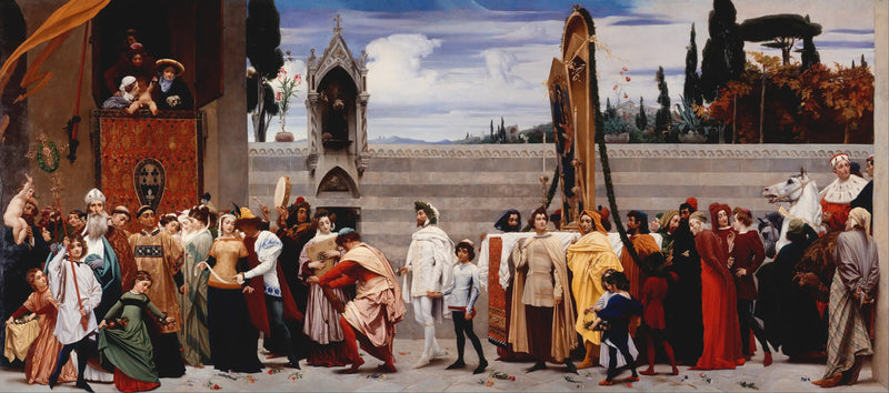 De Madonna van Cimabue gedragen in een processie in Florence - Frederic Leighton

Source:
La Madone de Cimabue portée en procession à Florence - Frederic Leighton