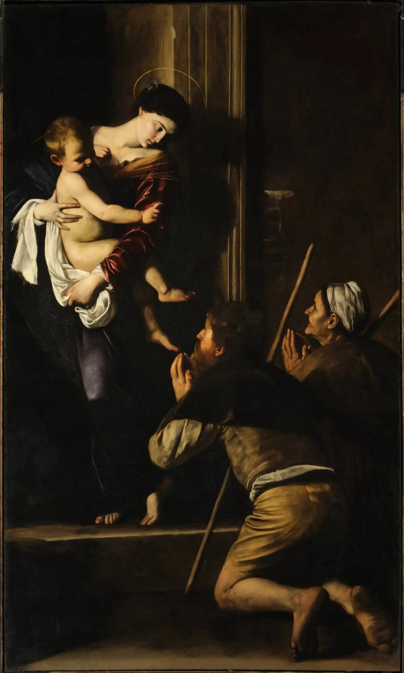 De Madonna van de pelgrims - Caravaggio