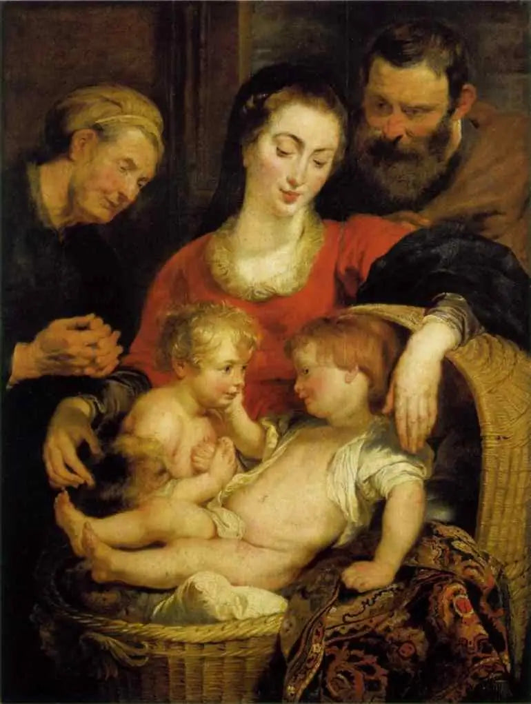 De Madonna van de Mandje - Peter Paul Rubens