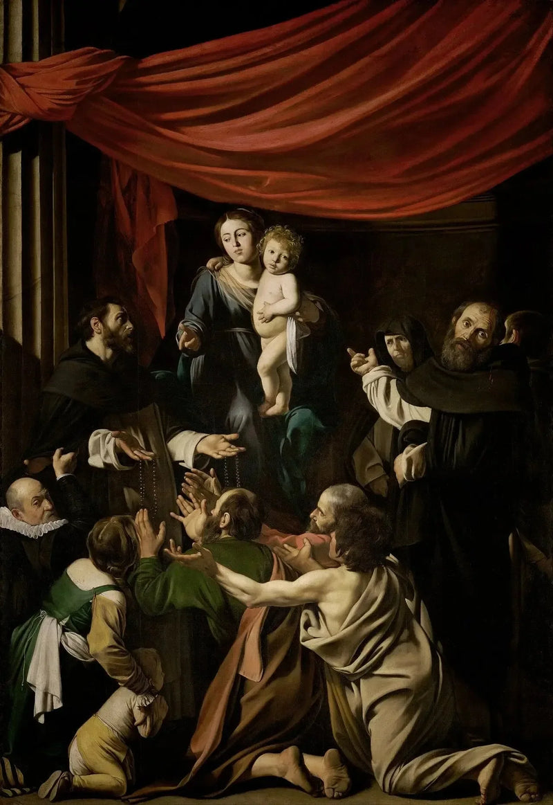 De Madonna van de Rozenkrans - Caravaggio