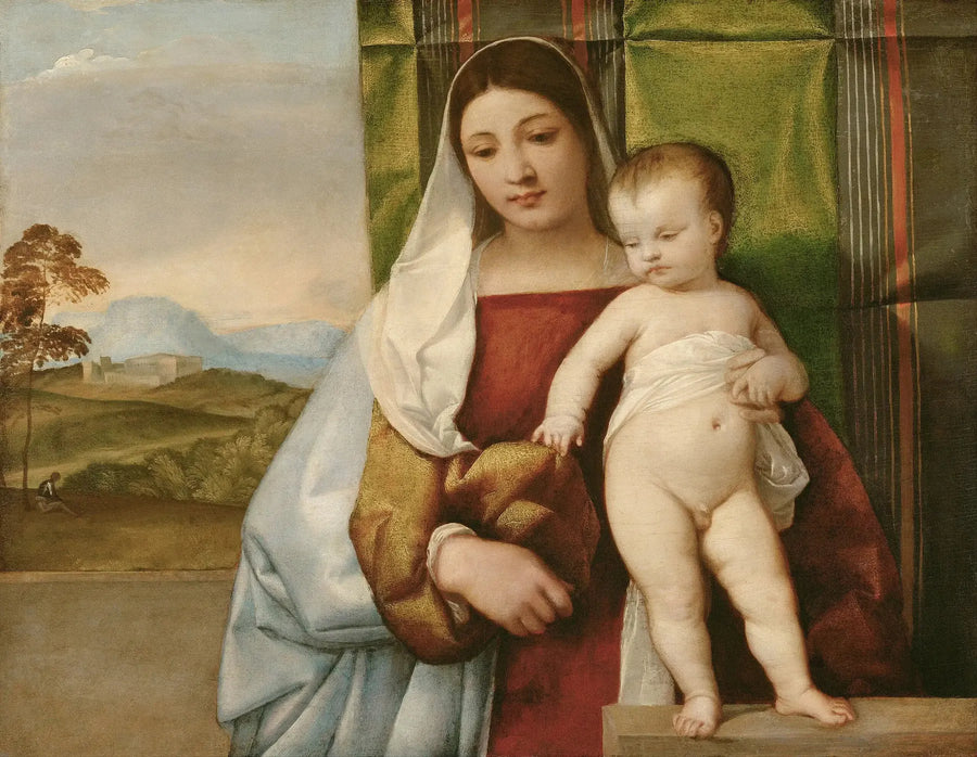 De Madone van de zigeuner - Titian