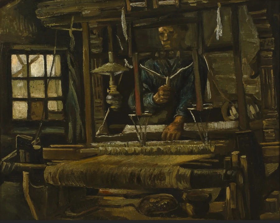 Het huis van een wever - Vincent van Gogh