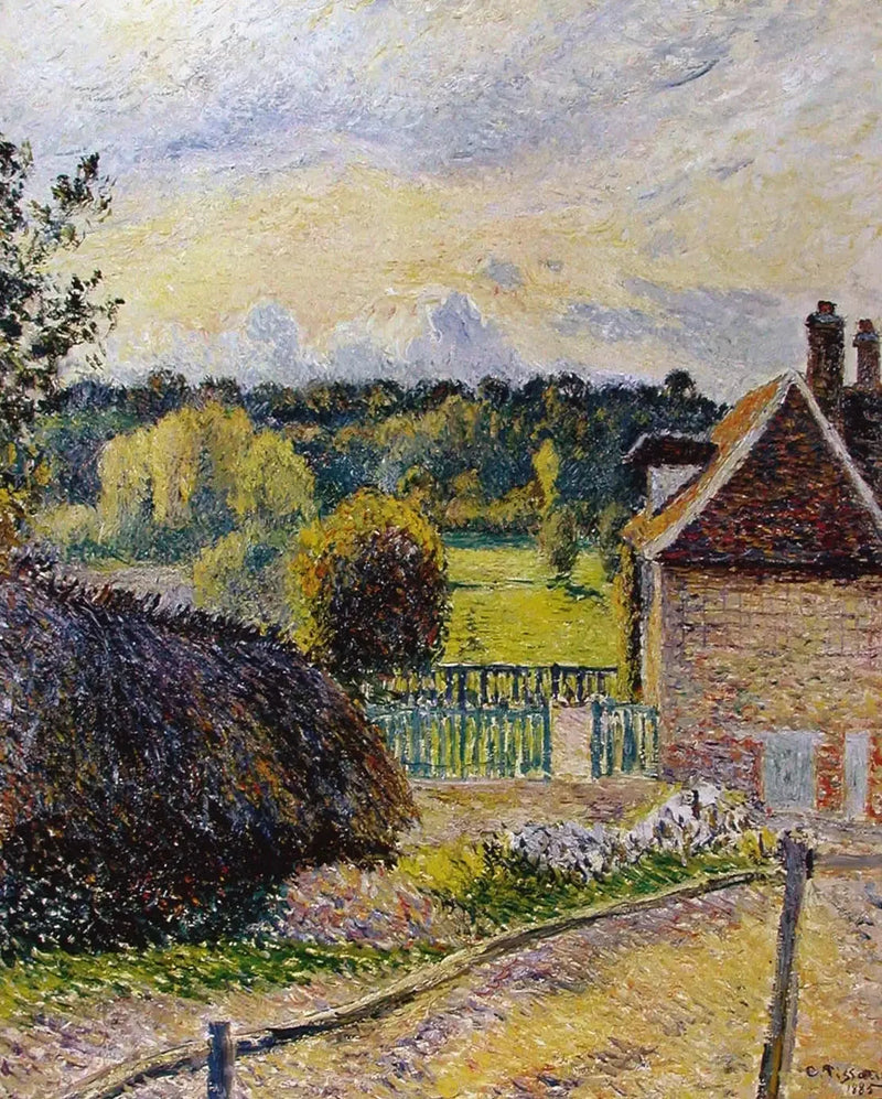 Het Huis van de waanzin in Éragny - Camille Pissarro