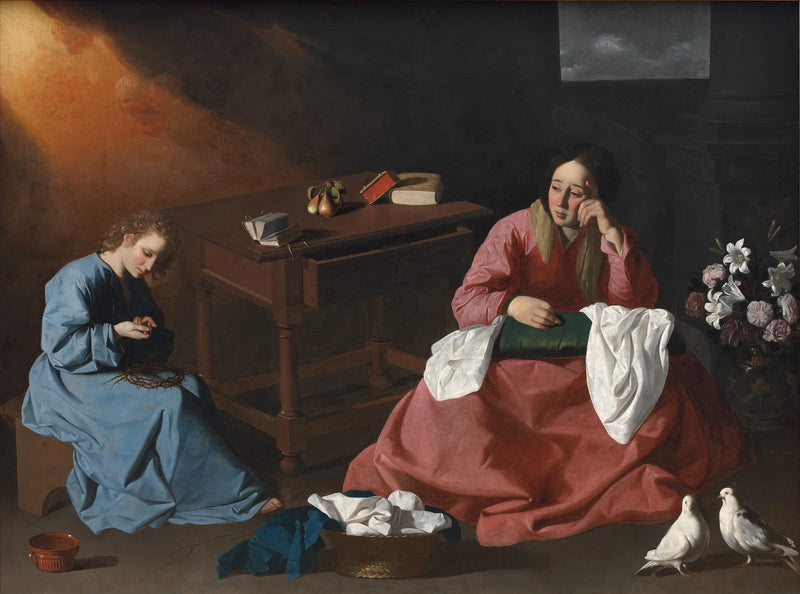 Het Huis van Nazareth - Francisco de Zurbarán