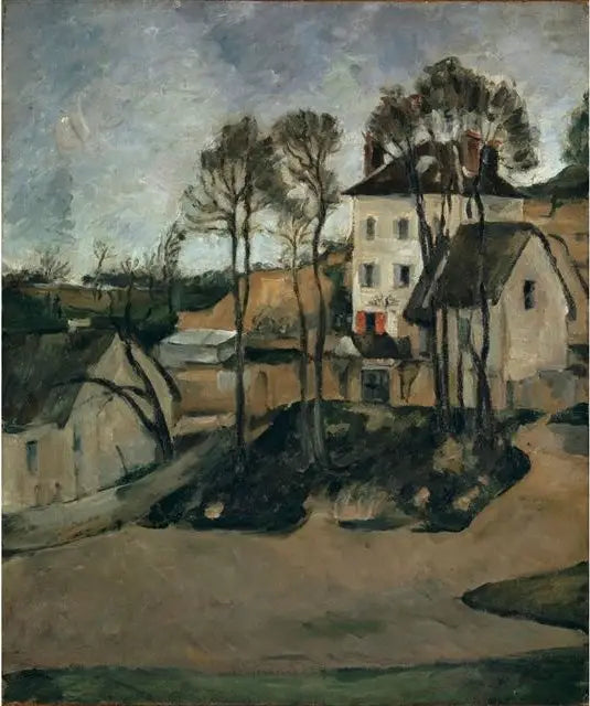 Het huis van dokter Gachet in Auvers-sur-Oise - Paul Cézanne