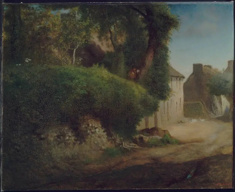 Het familiehuis van Millet in Gruchy - Jean-François Millet