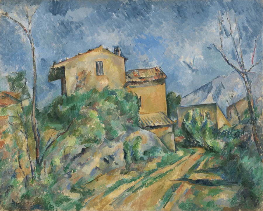 Het Huis Maria aan de weg naar het Zwarte Kasteel - Paul Cézanne
