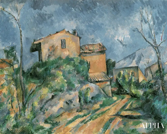 La Maison Maria sur la route du Château Noir - Paul Cézanne - Reproductions de tableaux et peintures haut de gamme