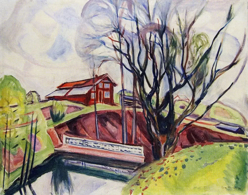 Het Rode Huis - Edvard Munch
