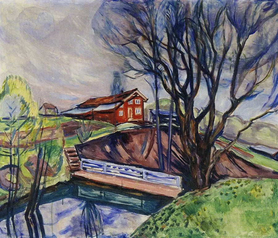 Het Rode Huis - Edvard Munch