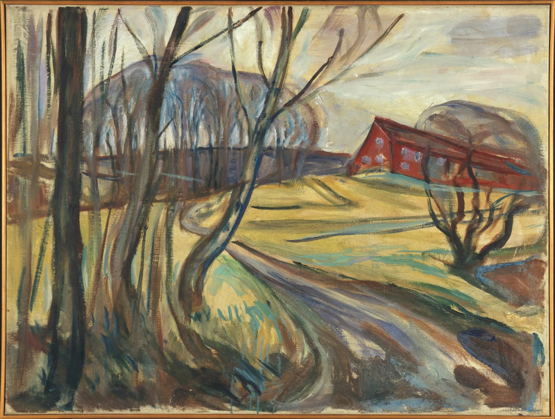 Het Rode Huis - Edvard Munch