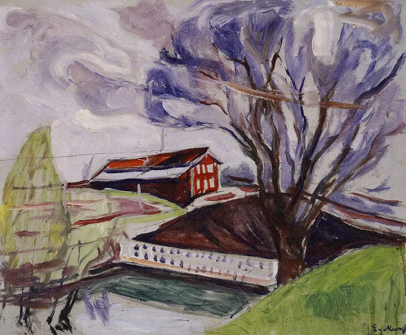 Het Rode Huis - Edvard Munch