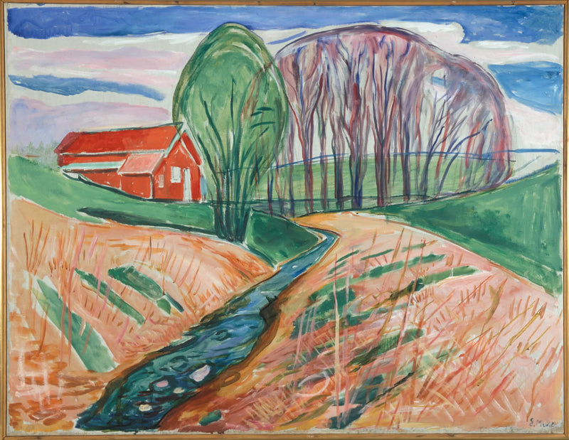 Het Rode Huis - Edvard Munch
