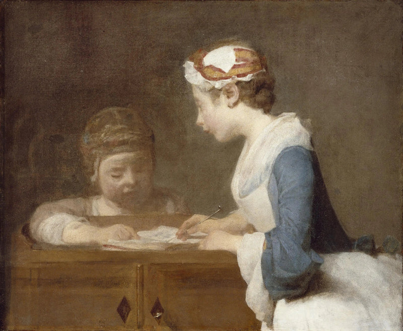 Het schoolmeisje - Jean Simeón Chardin