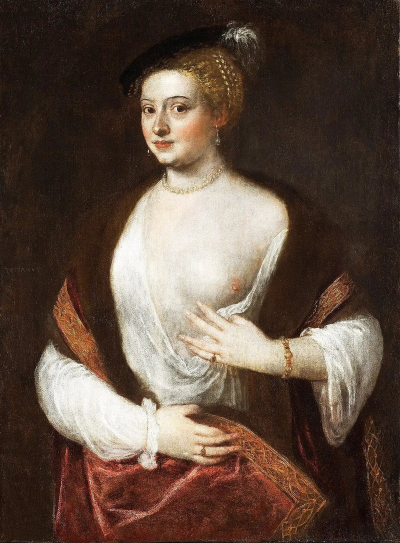 De meesteres van Titian - Titian