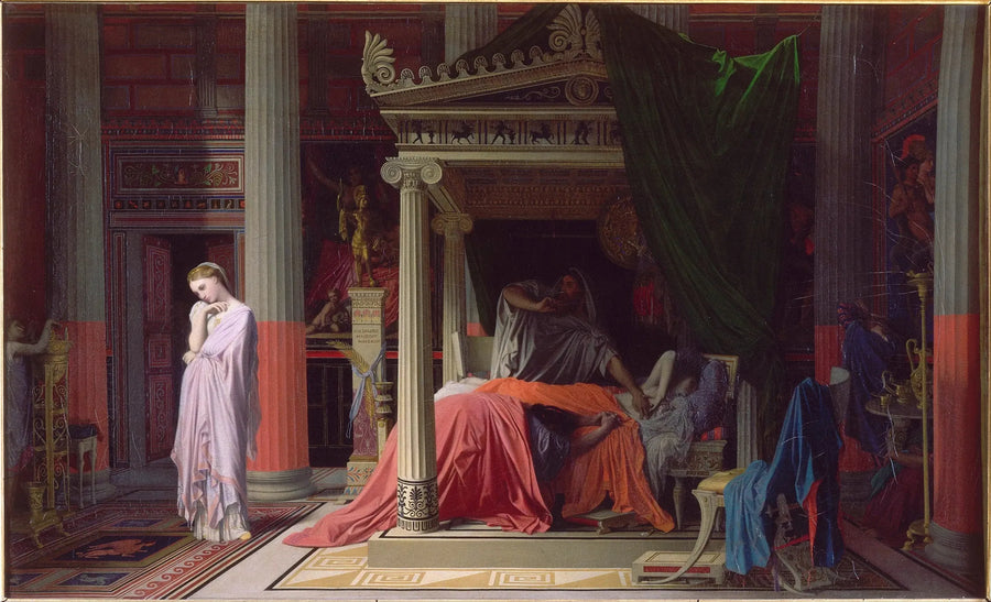 De Ziekte van Antiochus - Jean-Auguste-Dominique Ingres