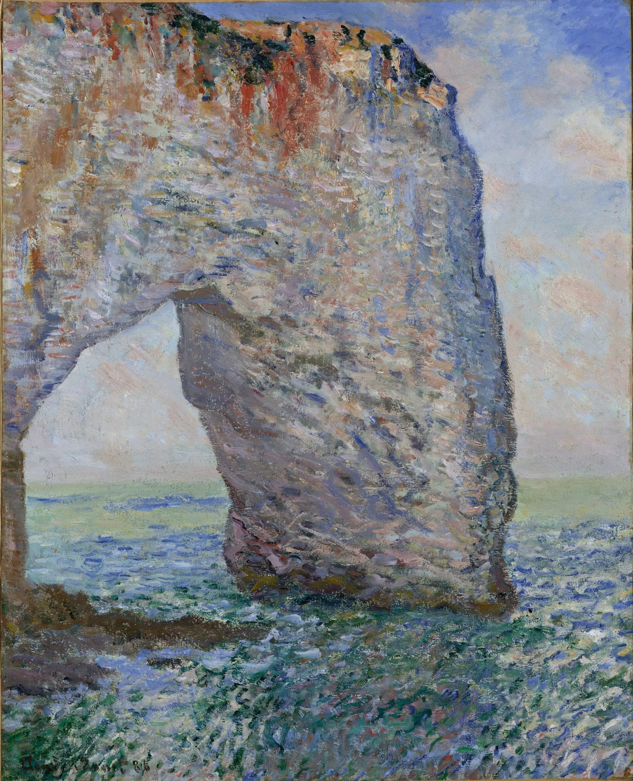 La Manneporte - Claude Monet image 1 copie peinte à la main à l’huile
