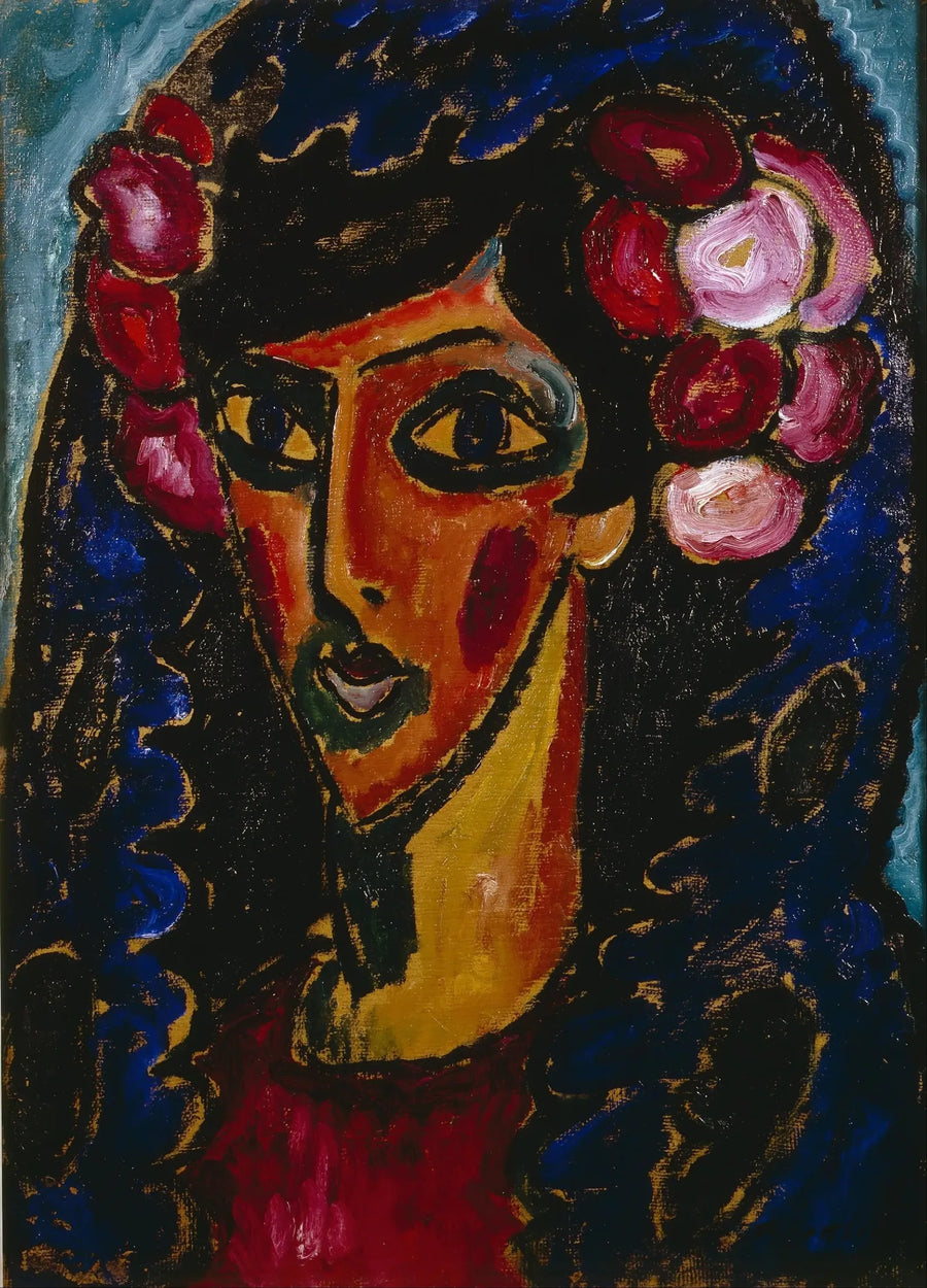 De blauwe mantilla - Alexej von Jawlensky

Source:
La mantille bleue - Alexej von Jawlensky