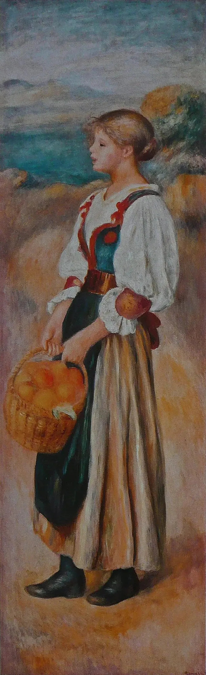 De Sinaasappelverkoopster - Pierre-Auguste Renoir