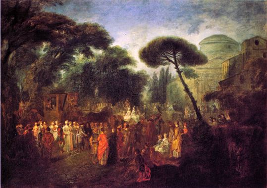 Het dorpsbruidje - Antoine Watteau