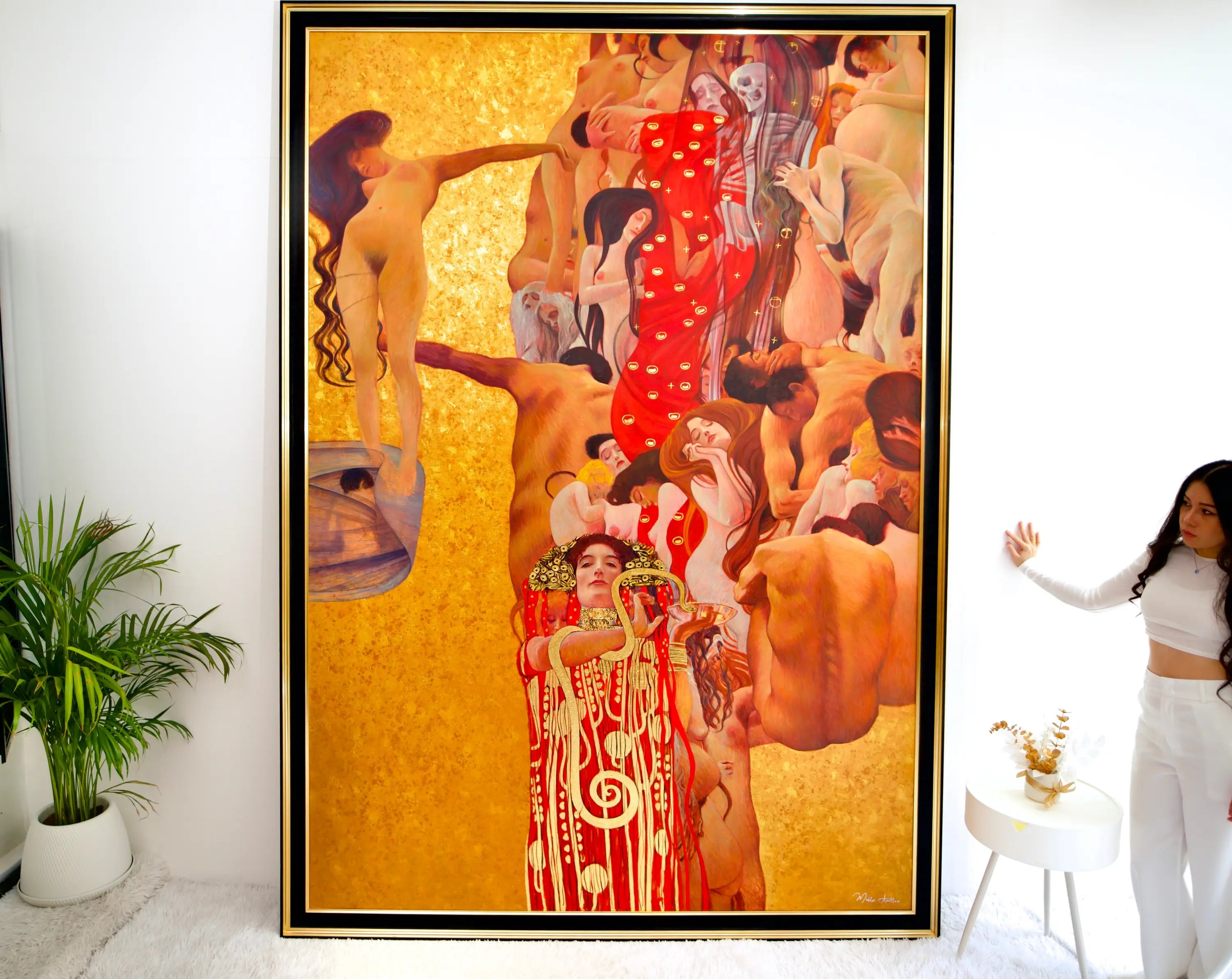 La Médecine – Une Œuvre Réimaginée de Gustav Klimt par Master Apollon | 180 x 270 cm Reproductions de tableaux à la