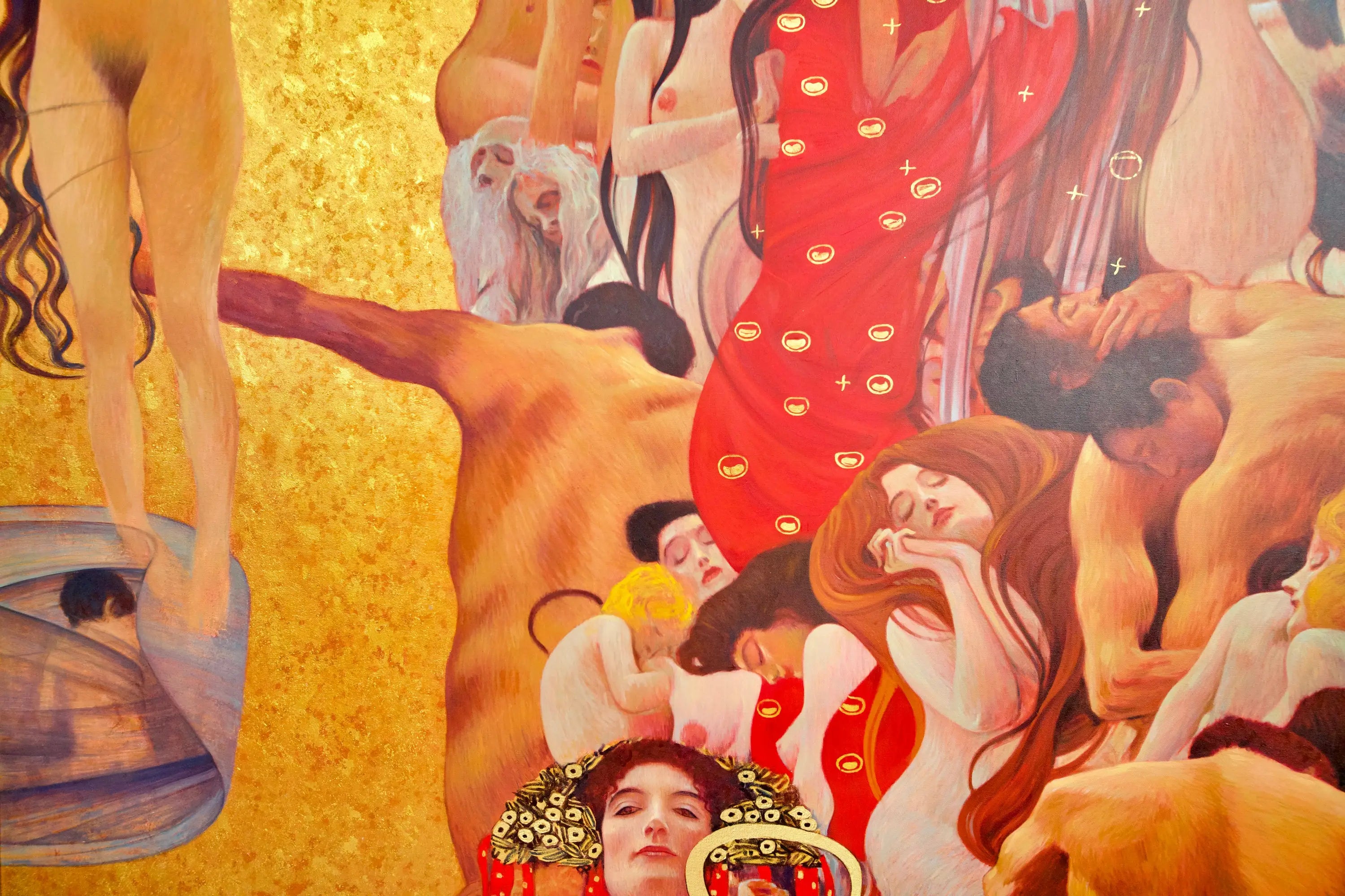 La Médecine – Une Œuvre Réimaginée de Gustav Klimt par Master Apollon | 180 x 270 cm Reproductions de tableaux à la