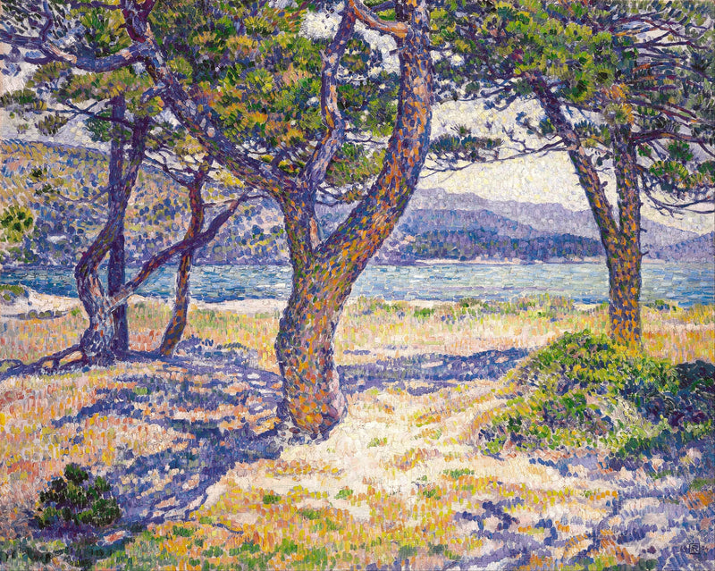 De Middellandse Zee in Lavandou - Théophile van Rysselberghe