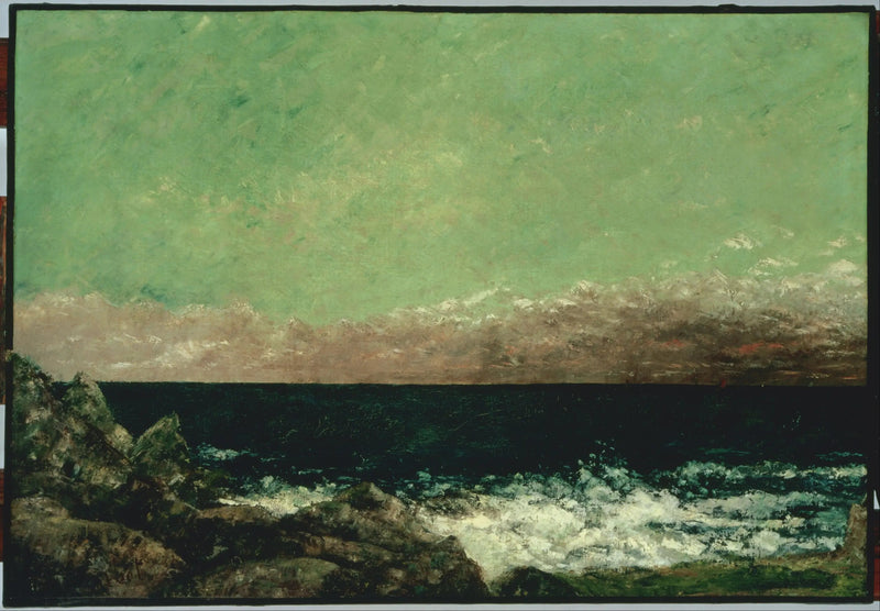 De Middellandse Zee - Gustave Courbet