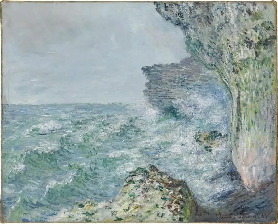 De zee bij Fécamp - Claude Monet