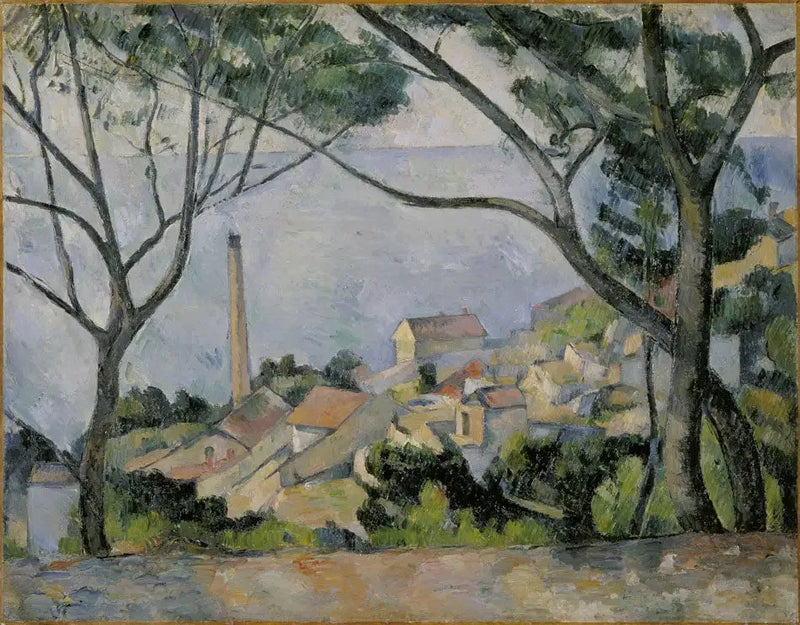 De zee bij l'Estaque - Paul Cézanne