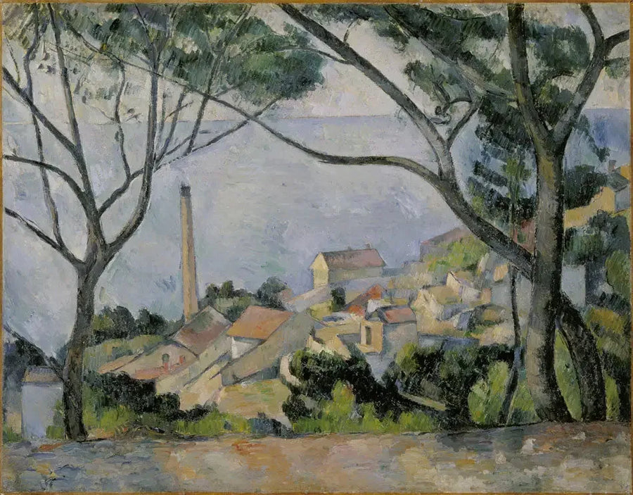De zee bij l'Estaque - Paul Cézanne