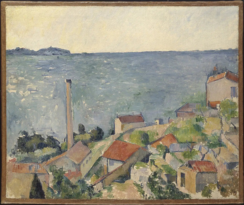 De Zee bij l'Estaque - Paul Cézanne